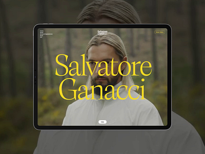 Salvatore Ganacci, Website 3d branding design digital digital design edm figma illustration interaction logo motion motion design motion graphics music ui ui design uidesign uiux webdesign website