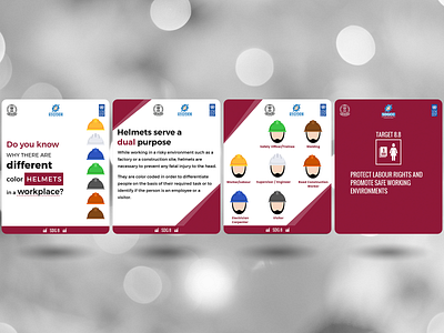 Instagram Post - Safety Helmets adobe adobe illustrator adobe photoshop illustration instagram social social media vector
