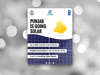 Instagram Post - Punjab is going Solar adobe adobe illustrator adobe photoshop creative graphic design instagram layout social social media