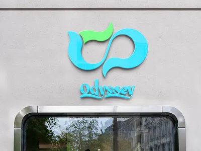 Odyssey branding design logo minimal vector