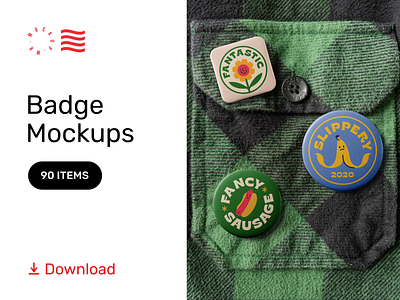 Badge Mockups badge branding bundle design download identity logo mockup mockups packaging psd template typography