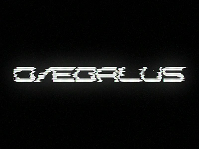 Daedalus Logo 80s aesthetics animation branding retro vhs