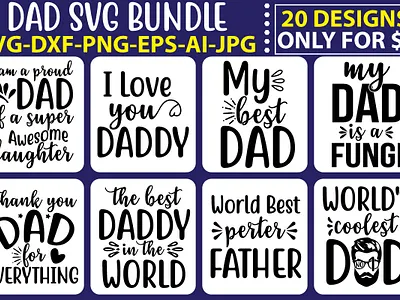 Dad SVG Bundle Vol.2 fathers day