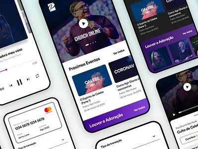 App Paz Church app creative design designinspiration inspiration ui uitrends