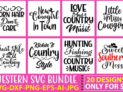 Western SVG Bundle Vol.2 rodeo svg