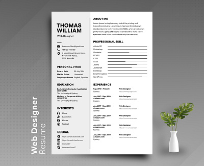 Web Designer Resume new style resume resume web designer resume