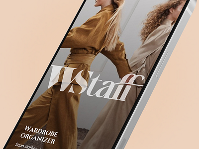 WStaff — Wardrobe management & marketplace app builder cloth fashion look mobile outfit staff style ui ux wardrobe warm
