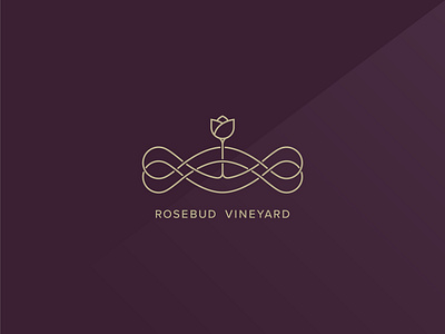 Vineyard Concept Logo brand brand development brand identity branding colour design gradient graphic design illustration logo logo design minimal vector