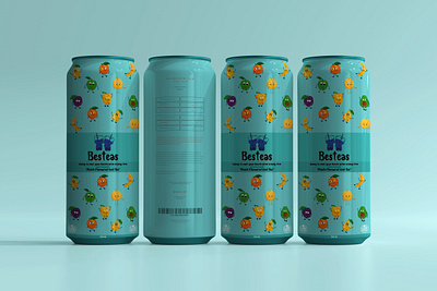 Packaging Design for Besteas, an iced tea brand adobe branding design graphic design illustration logo typography vector