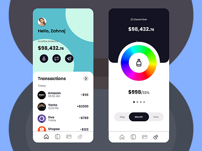 Mobile Finace 3d animation finance graphic design logo mobile motion graphics ui