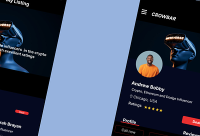 Crypto Profile page