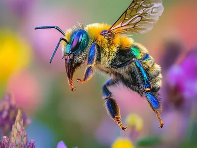 Bumble Bee 3d ai aiart animation art branding design illustration nft nftart