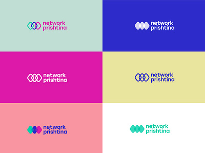 Network Prishtina | Brand Identity brandidentity branding color design icon identity logo logodesing minimal network palette prishtina vivid