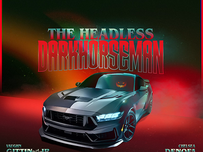 The Headless Darkhorseman design ford mocktober monster mustang poster typography web design website