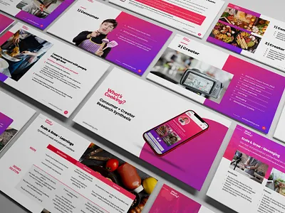 What's Cooking App Pitch Deck branding design graphic design investor deck pitch deck pitch deck design powerpoint presentation design startup presentation
