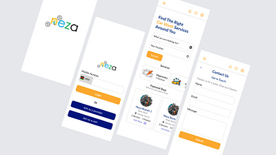 Neza Mobile Design app design ui ux