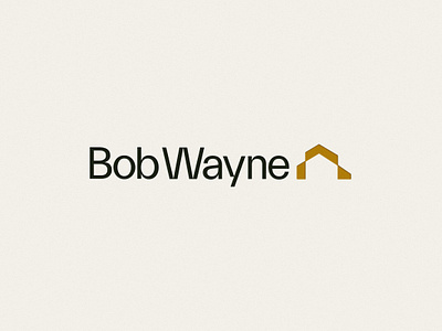 Bob Wayne Realtor | Brand Exploration abstract bob brand branding design elegant estate home house human logo minimal modern name personal real realtor simple texture wayne