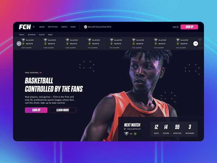 Fan Controlled Hoops Concept by Dustan Nichols on Dribbble
