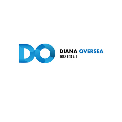 Diana Oversea Logo branding design freelance designer graphic design logo logo design vector