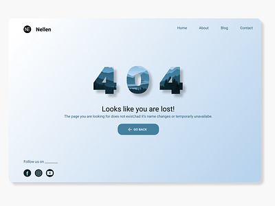 404 page 404 404 page 404page beginner branding challenge daily ui dailyui desiging design figma idea illustration internship logo mentor page404 selftaught ui vector