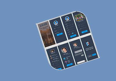Turist app, Localo app design graphic design illustration ui ux