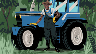 Amar'e Stoudemire digitalpainting illustration michaeleugene procreateapp