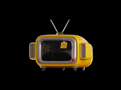 No signal . 3d b3d blender blender3d color design illustration isometry minimal render television