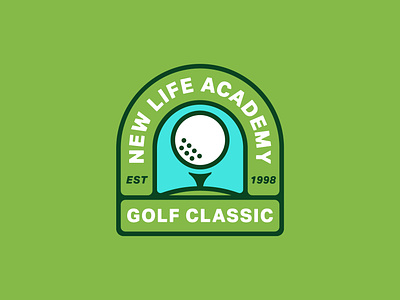 Golf Badge Things... badge branding design golf golf ball icon illustration logo mark symbol tee typography