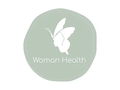 Logotype for a woman's health clinic branding butterfly clinic design face graphic design green health illustration logo logotype profile specialist therapist vector woman woman health