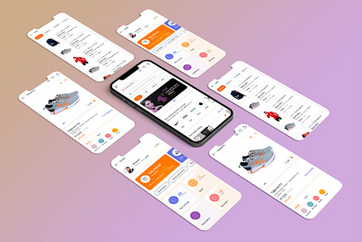 Ecommerce App app app concept branding color designer ui