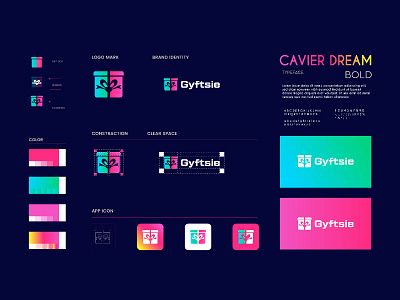 Gift box Branding aliferouss ashdesign pro brand book brand identity brand style guide branding design design art designer graphic design illustration logo minimal ui