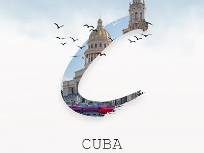 CUBA creative design graphic design letters manipulation mockup photo editing photoshop post posts social media