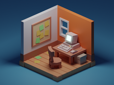 BLENDER OFFICE VIEW 3d