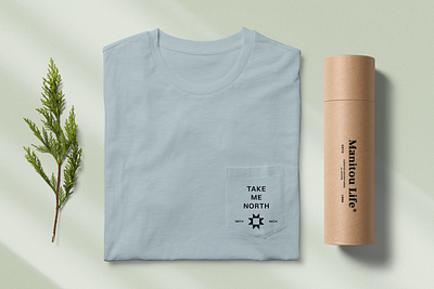 Manitou Life Lifestyle brand clothes branding clean clothes clothing clothing design design identity logo minimal packaging shirt shirt design tshirt design typography
