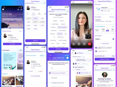 Terapizone - Online Therapy Mobile App mobile app online purple sessions terapizone theraphy therapist video chat