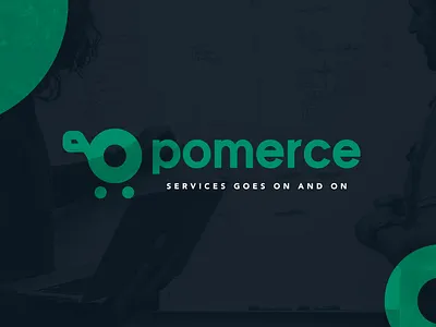 Pomerce branding graphic design logo