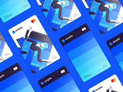 Branding Illustration for Amplie #1 advertising illustration branding digital illustration editorial flat illustration illustration ux vector