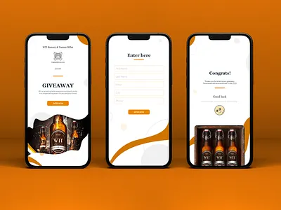 Giveaway Sign Up Screens #DailyUI dailyui design graphic design typography ui
