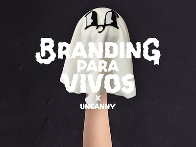 Branding para vivos x Uncanny branding design graphic design icon illustration logo typography vector