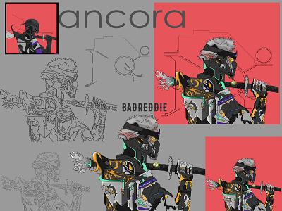 ancora fan art branding design graphic design illustration logo typography vector