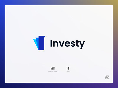 Logo concept for Investy brand branding company design graphic design holding company i icon identity investment layers letter i lettering logo logo design mark