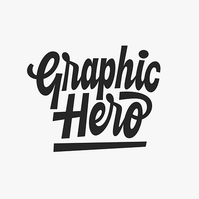 GraphicHero Logotype Option branding design graphic design lettering logo typography