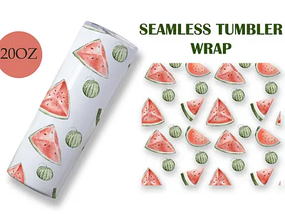 Tumbler Wrap 20 Oz Seamless Sublimation blue seamless pattern