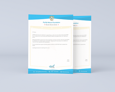 Fly By Nature - Letterhead design branding design figma graphic design letterhead visual design