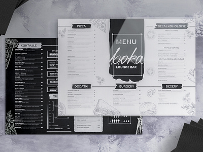 Boka menu - Speed art (#photoshop ) | Sh.Bo.An branding design graphic design logo menu ukraine ukrainian