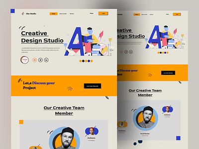 Design agency landing page design home page illustration landing landing page landingpage ui ux web web page webdesign website website design