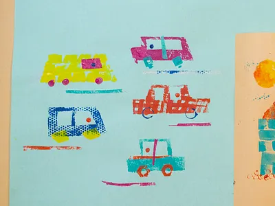, illustration painting textures