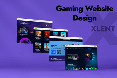 Gaming Website Design beautiful weather website branding game gaming website gaming website design graphic design modern gaminh website ui uiux ux website