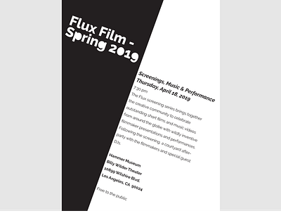 Simple Poster black and white design illustrator poster type typography