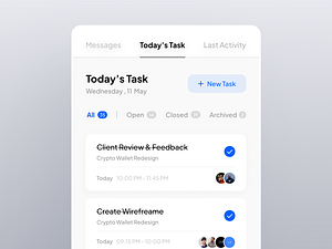 Task Management App by Duxica on Dribbble